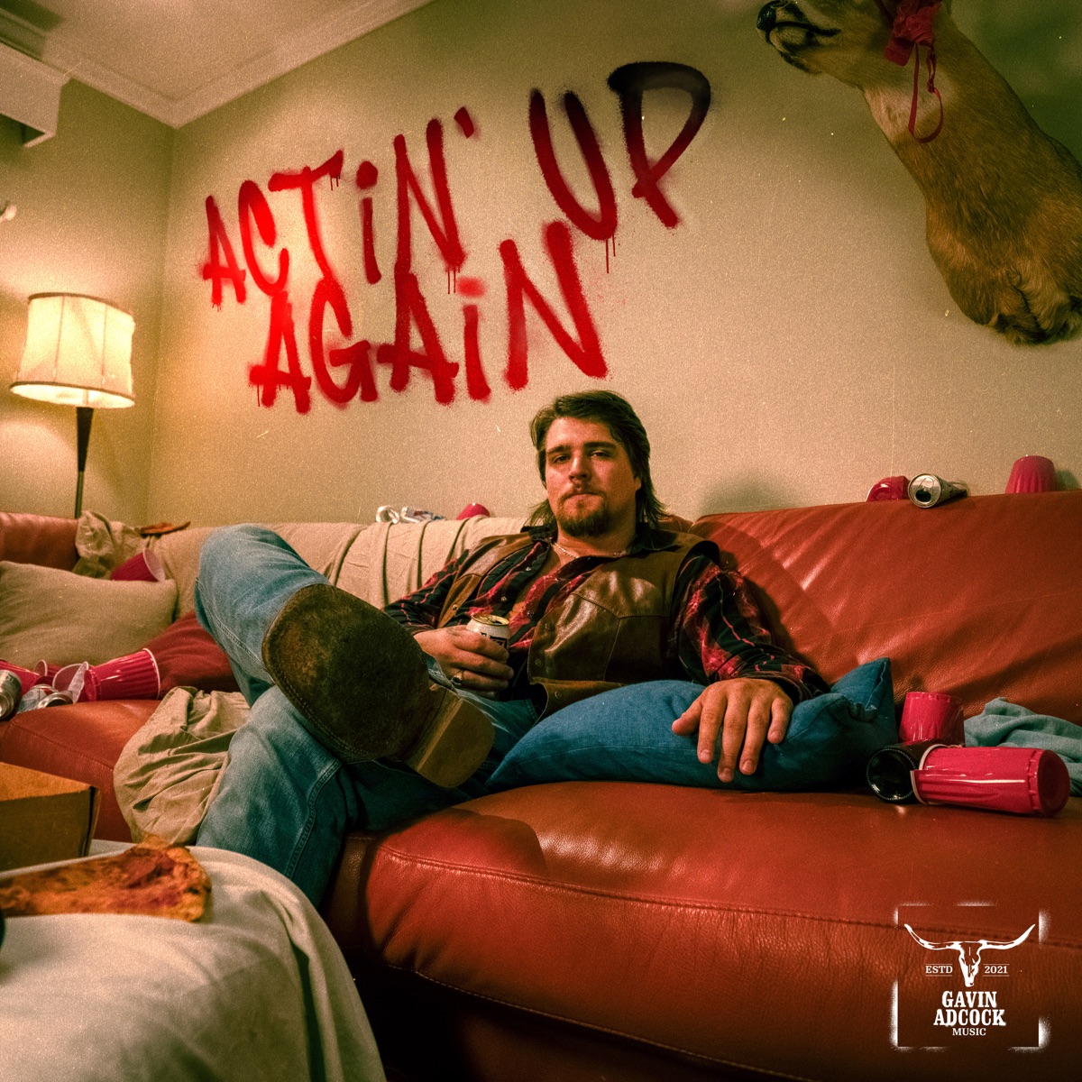 Actin’ Up Again by Gavin Adcock album cover
