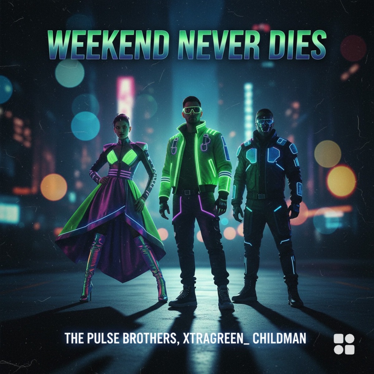 Weekend Never Dies - Single by The Pulse Brothers, XtraGreen_ & Childman album cover