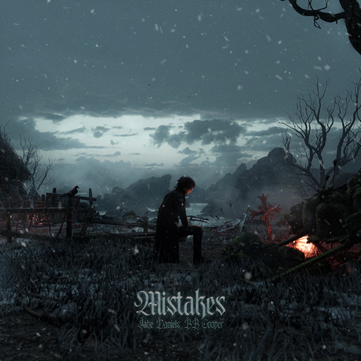 Mistakes - Single by Jake Daniels & BB Cooper album cover