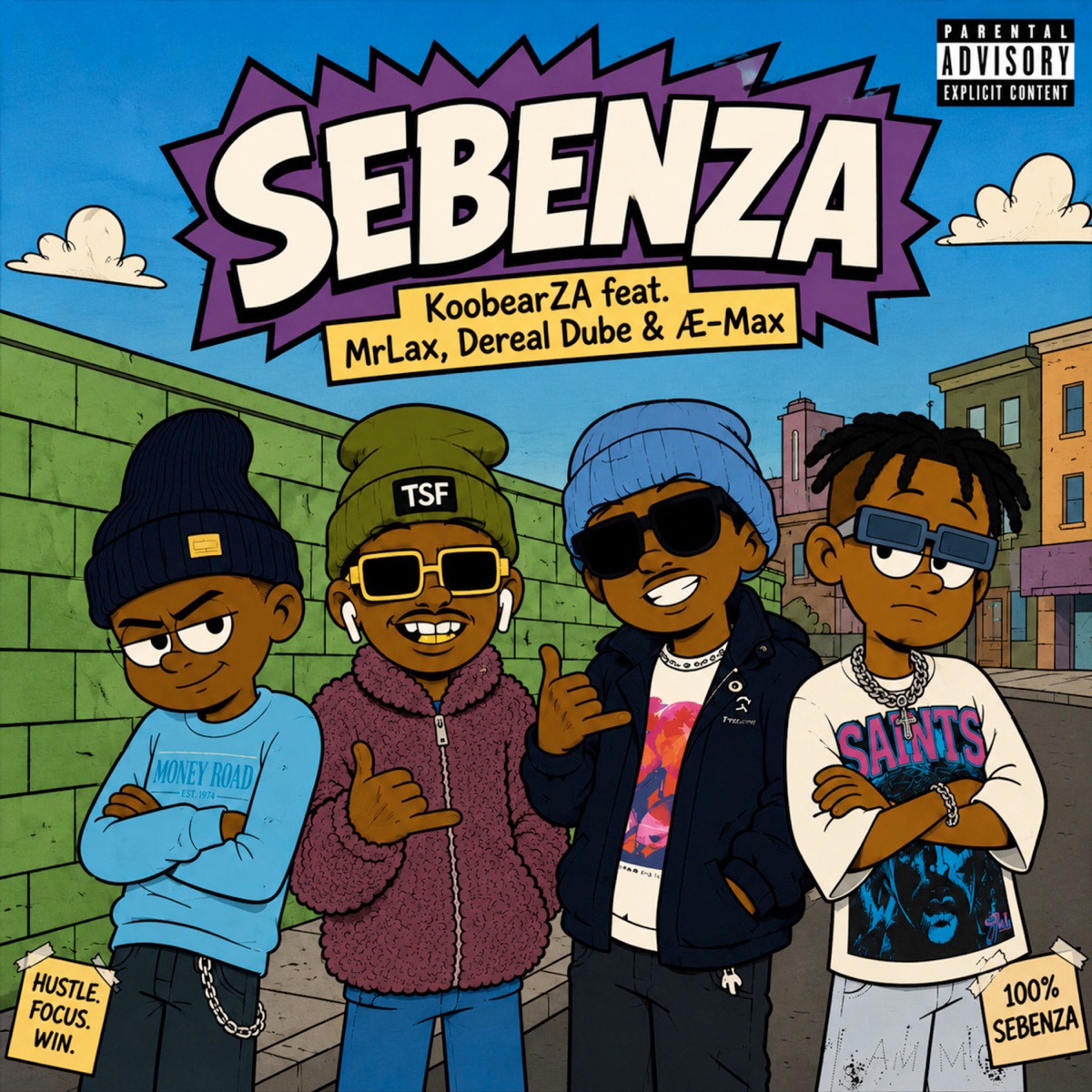 Sebenza (feat. MRLAX_SA, Æ-Max & Dereal Dube) - Single by KoobearZA album cover
