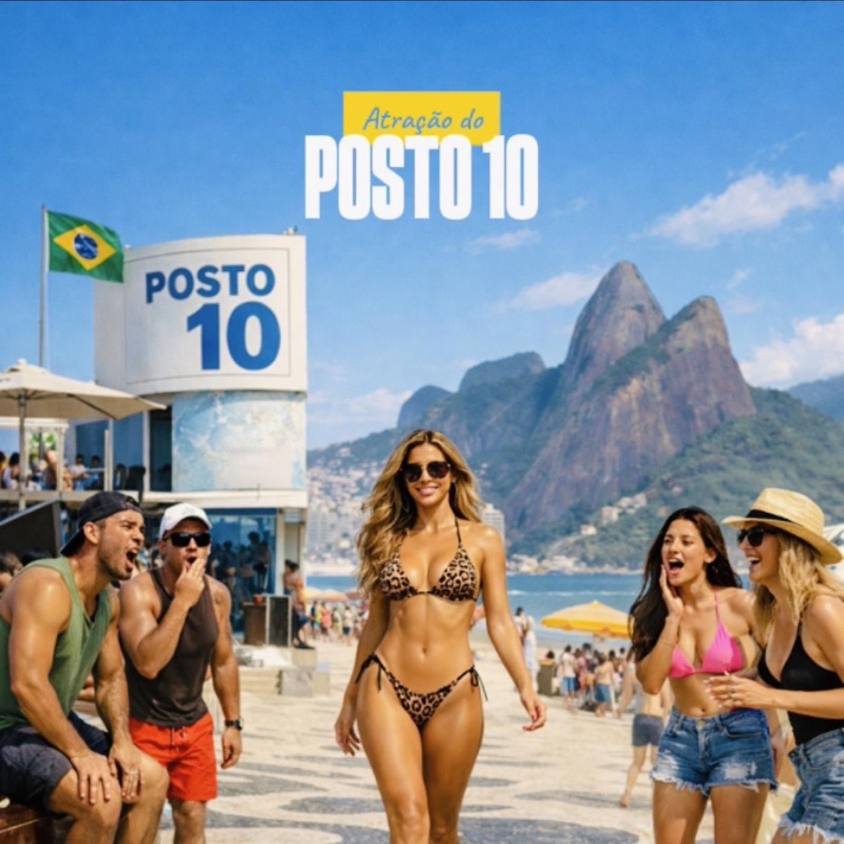 ATRAÇÃO DO POSTO 10 - Single by dj hugo abençoado album cover