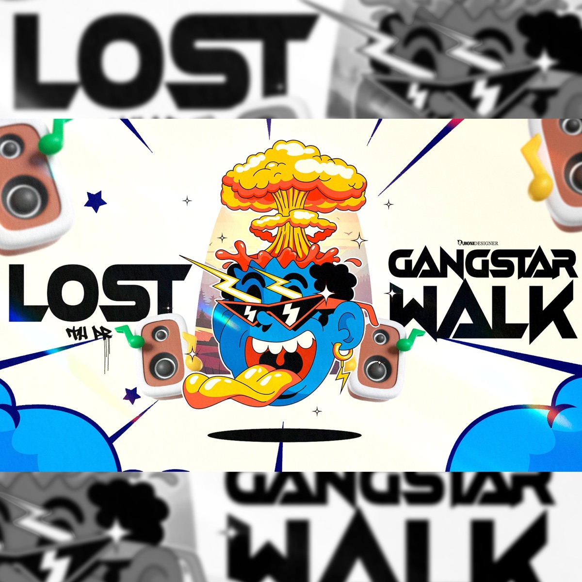 MEGA LOST X GANGSTA WALK - Single by DJ TH PR album cover