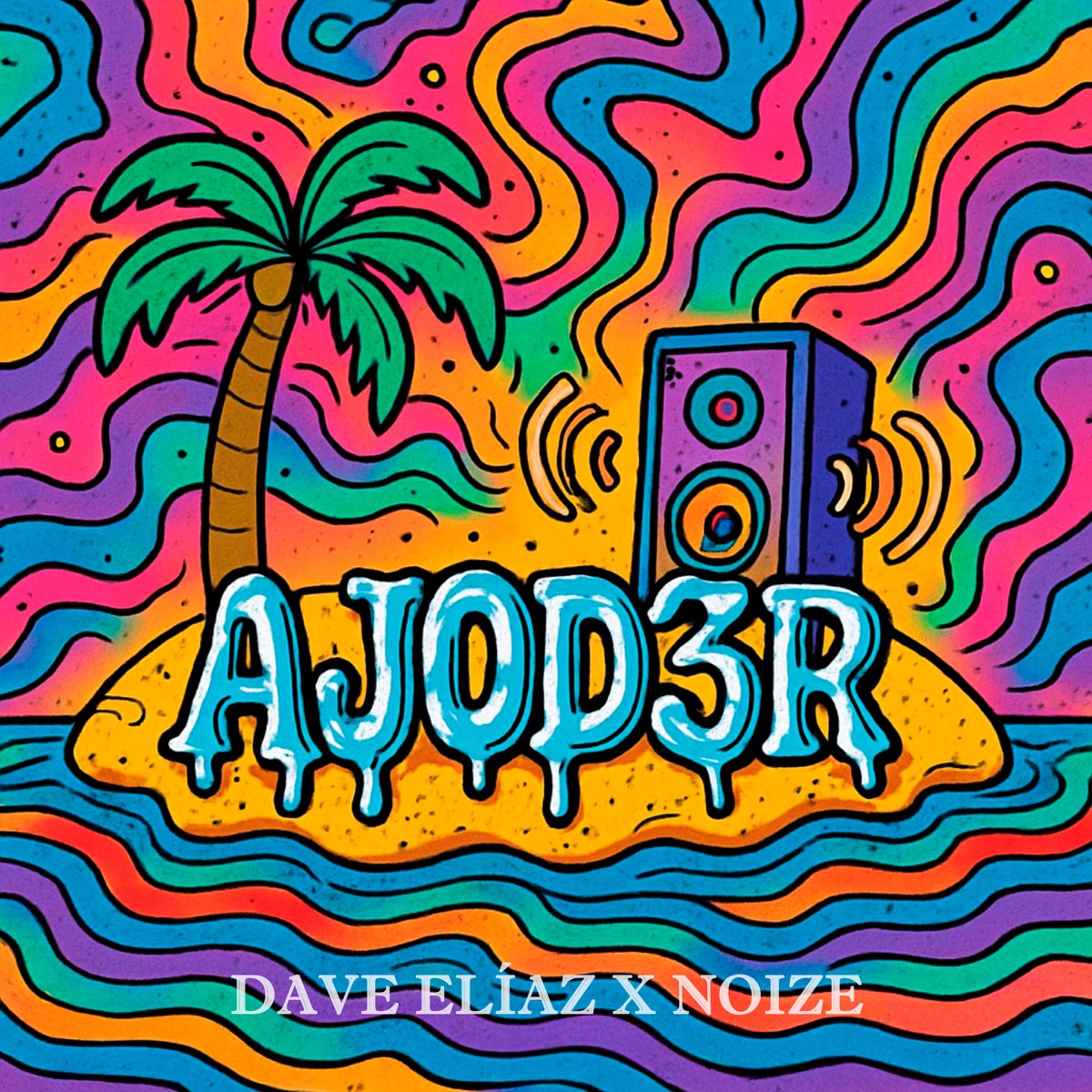 AJOD3R - Single by Dave Elíaz & NOIZE album cover