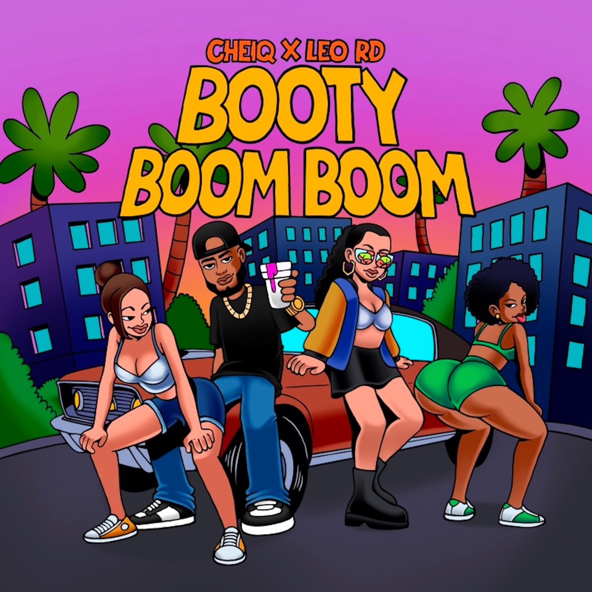 Booty Boom Boom - Single by Cheiq & Leo RD album cover