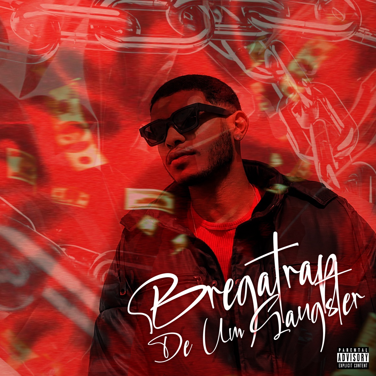 Bregatrap DE UM GANGSTER by MAGRO & Vt no beat album cover