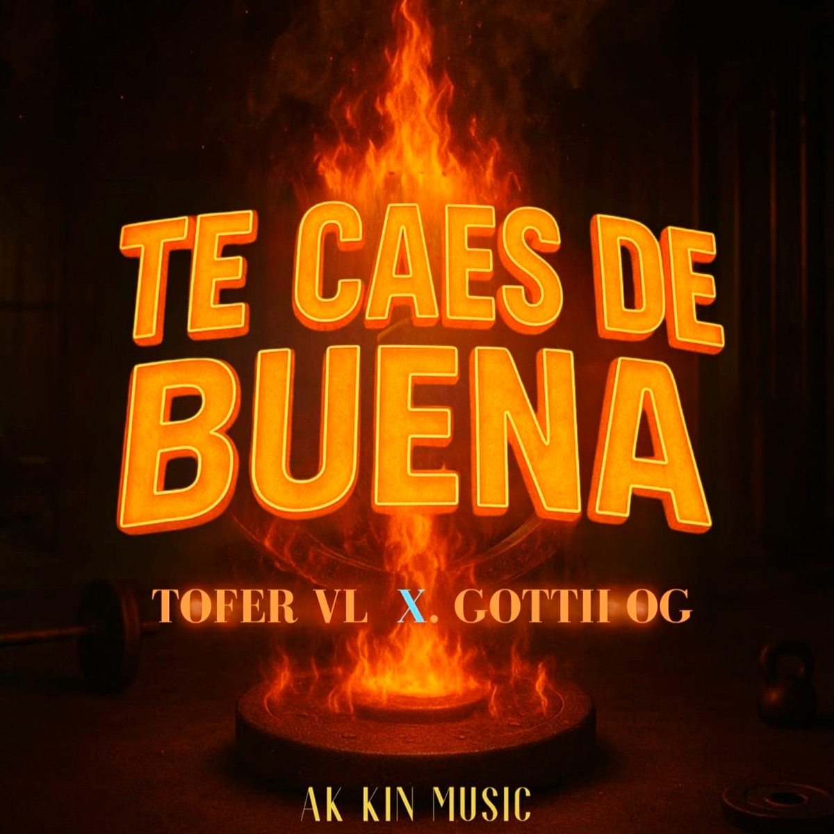Te caes de buena - Single by Ak Kin Music, Tofer VL & Gottii OG album cover