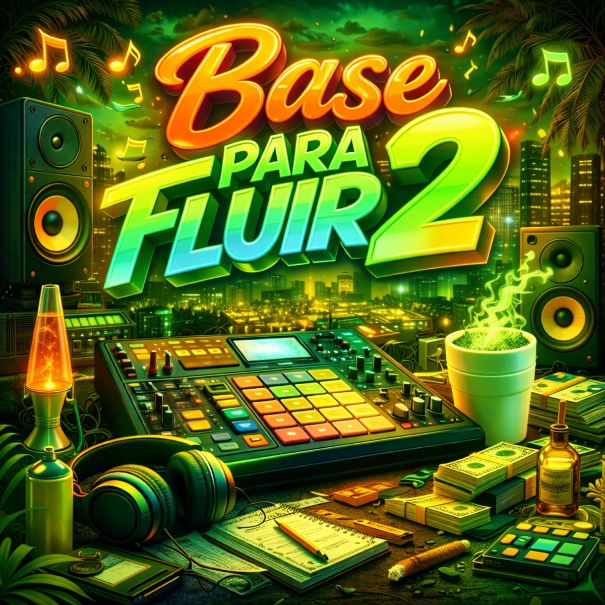 Base Para Fluir 2 - Single by Yeral El De Lo Palo album cover