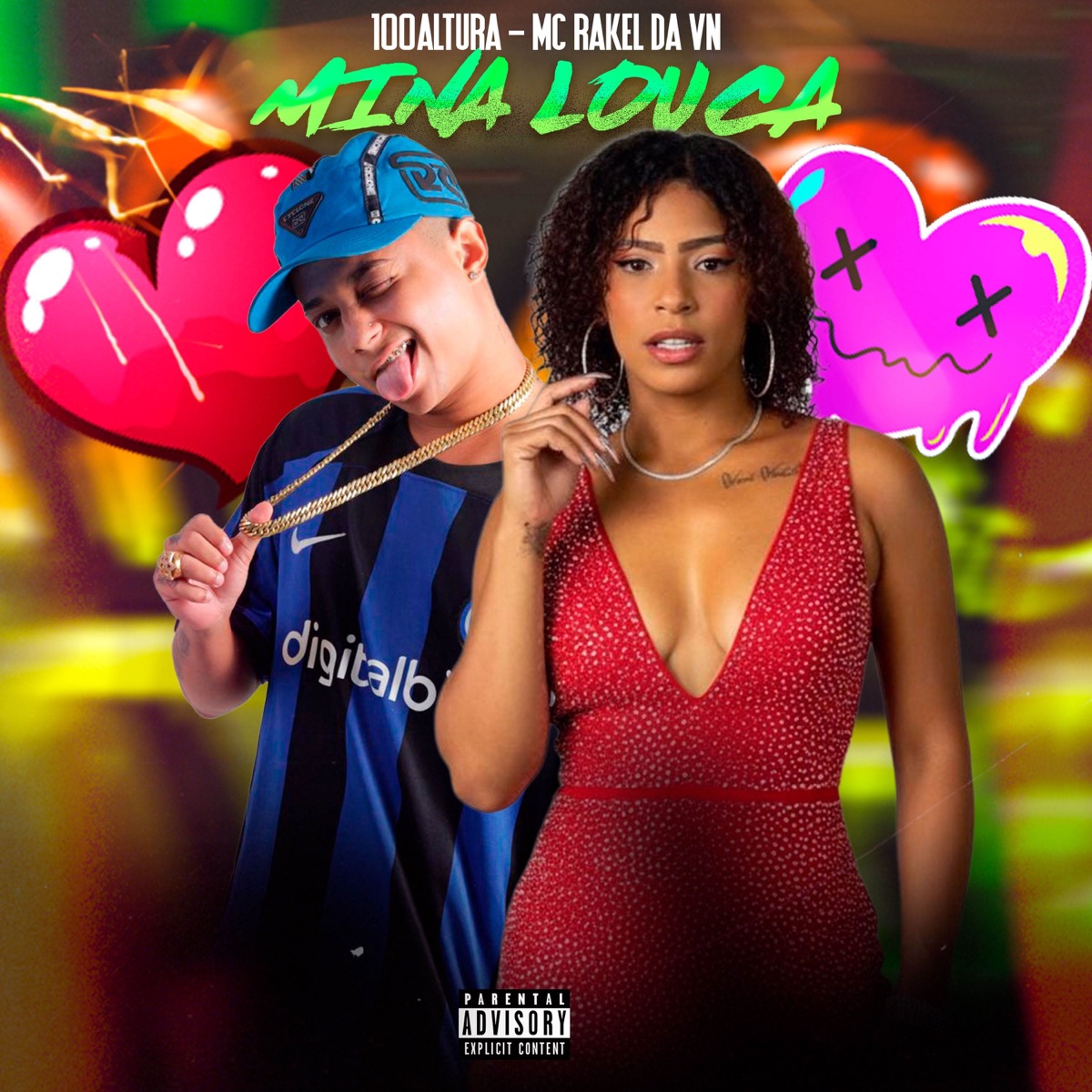 MINA LOUCA - Single by 100Altura & MC RAKEL DA VN album cover