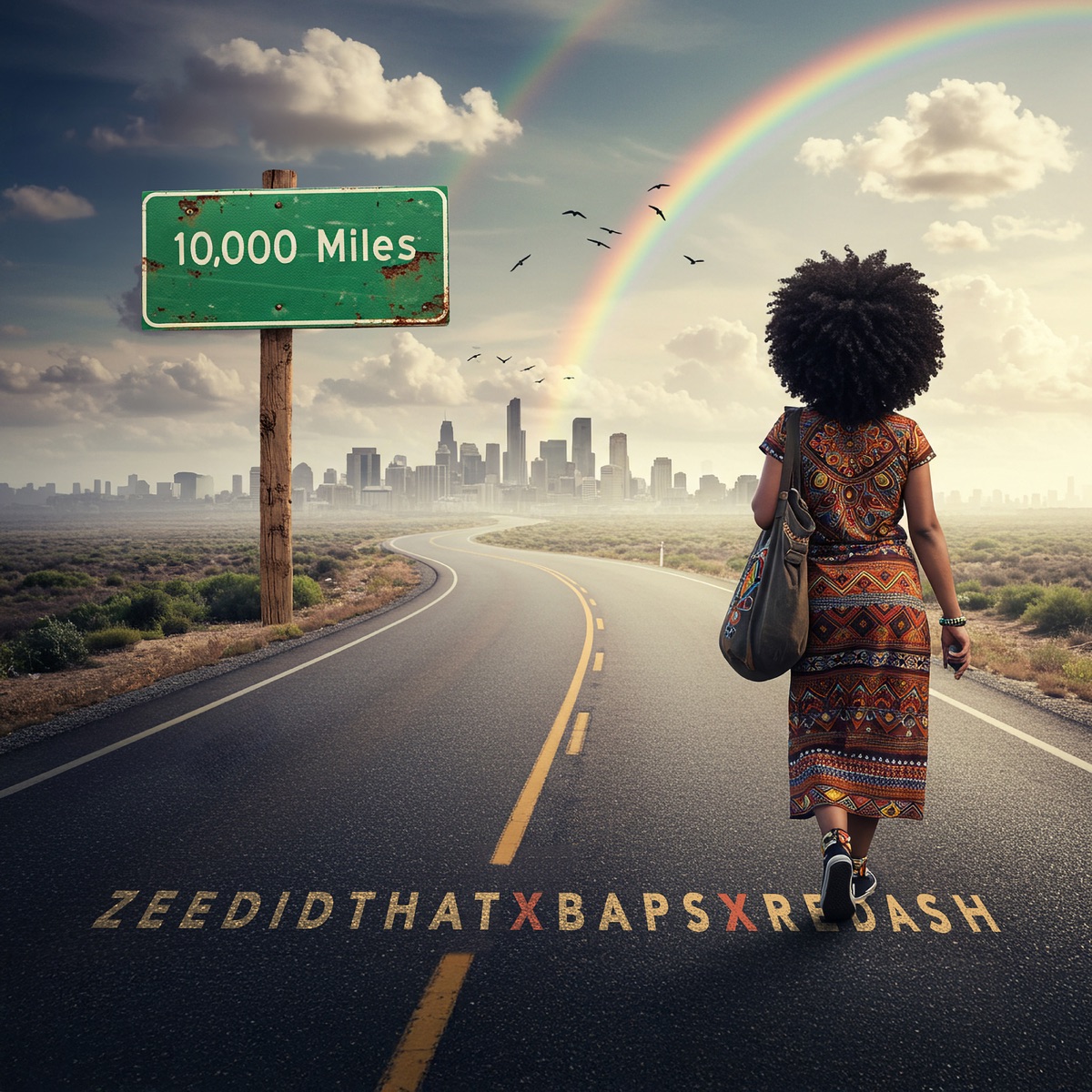 10,000 Miles (Radio Edit) - Single by ZEEDidThat, Baps & Redash album cover