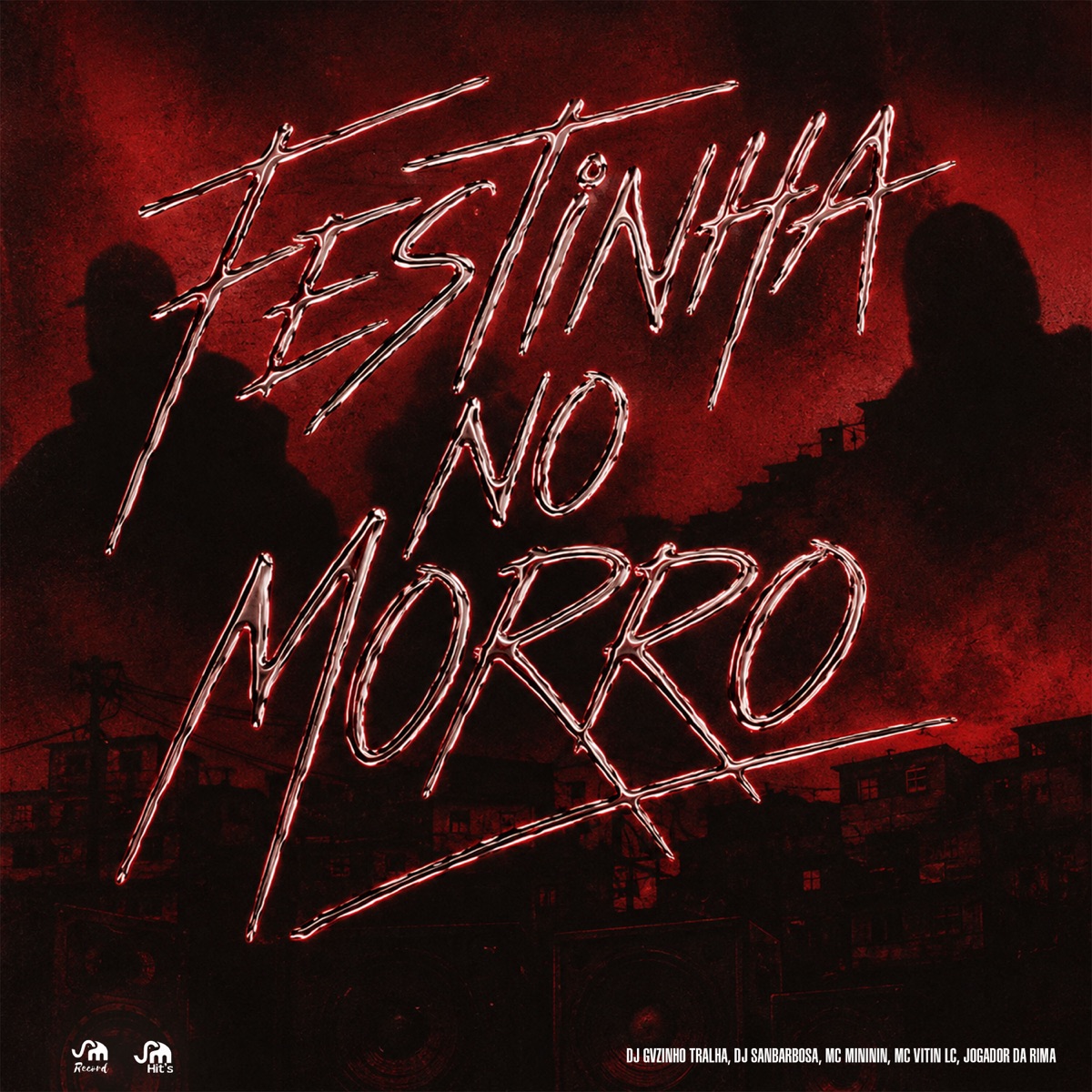 Festinha no Morro (feat. Jogador da Rima) - Single by Dj Gvzinho Tralha, Mc Mininin & MC Vitin LC album cover