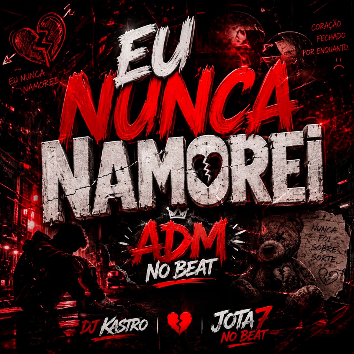 Eu Nunca Namorei - Single by Adm No Beat, Dj Kastro & JOTA7 No Beat album cover