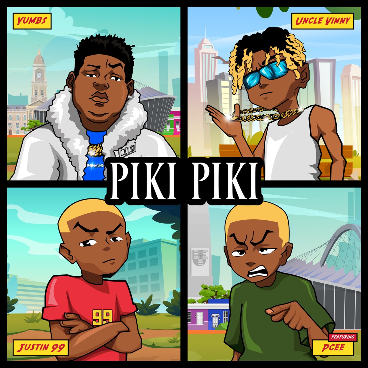 Piki Piki (feat. Pcee) - Single by Yumbs, Justin99 & Uncle Vinny album cover