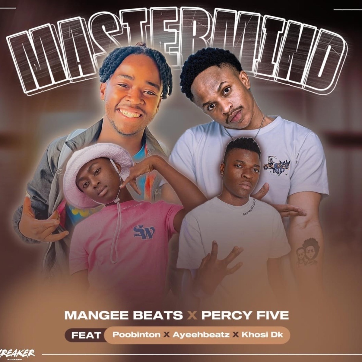 Mastermind (feat. Percy Five, POOBiNGTON, AyeehBeatz & Khosi Dk) - Single by Mangee Beats album cover