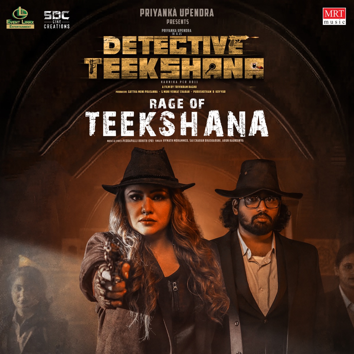 Rage Of Teekshana - Title Track (From "Detective Teekshana") - Single by Hymath Mohammed, Sai Charan Bhaskaruni, Arun Kaundinya & Peddapalli Rohith album cover