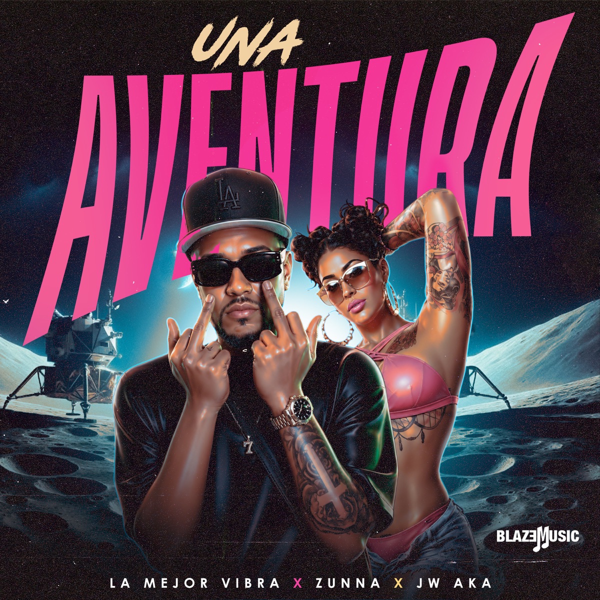 Una Aventura - Single by La Mejor Vibra, Jw Aka & Zunna album cover