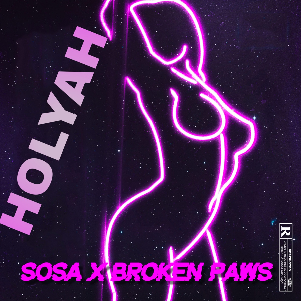 Holyah (feat. Sosa The Prodigy) - Single by BROKEN PAWS album cover