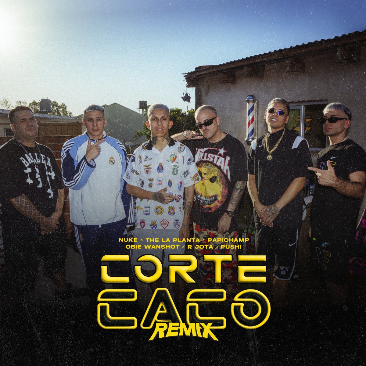 Corte Caco (Remix) - Single by Nuke, The La Planta & Papichamp album cover