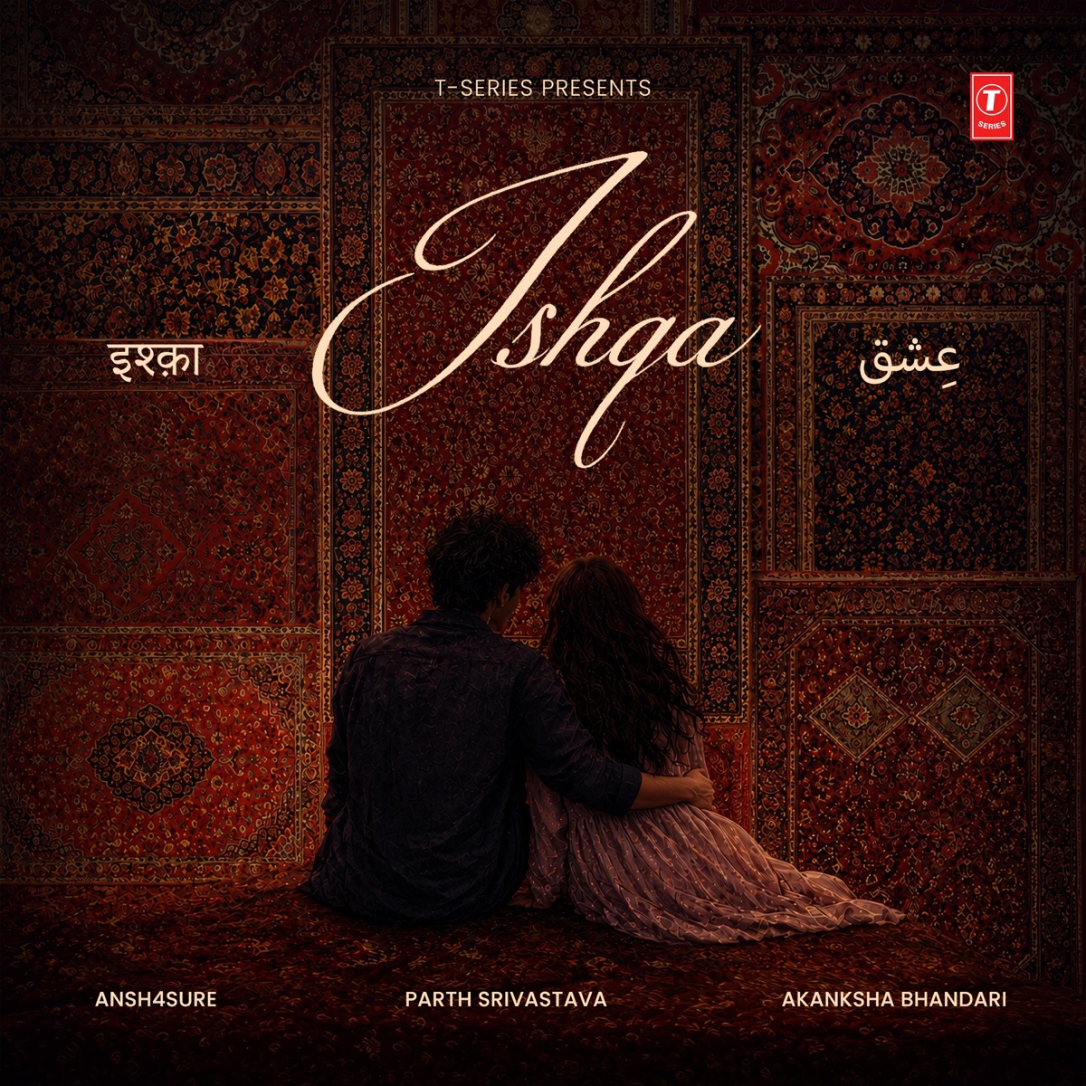 Ishqa - Single by Parth Srivastava, Akanksha Bhandari & Ansh Sharma album cover
