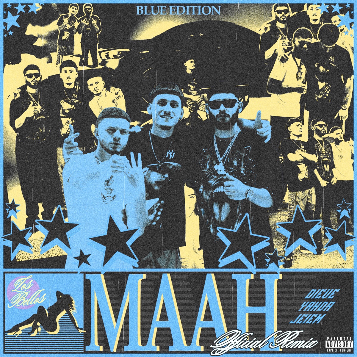 MAAH (Blue Version) - Single by Dieve, Jeiem & Yahda album cover