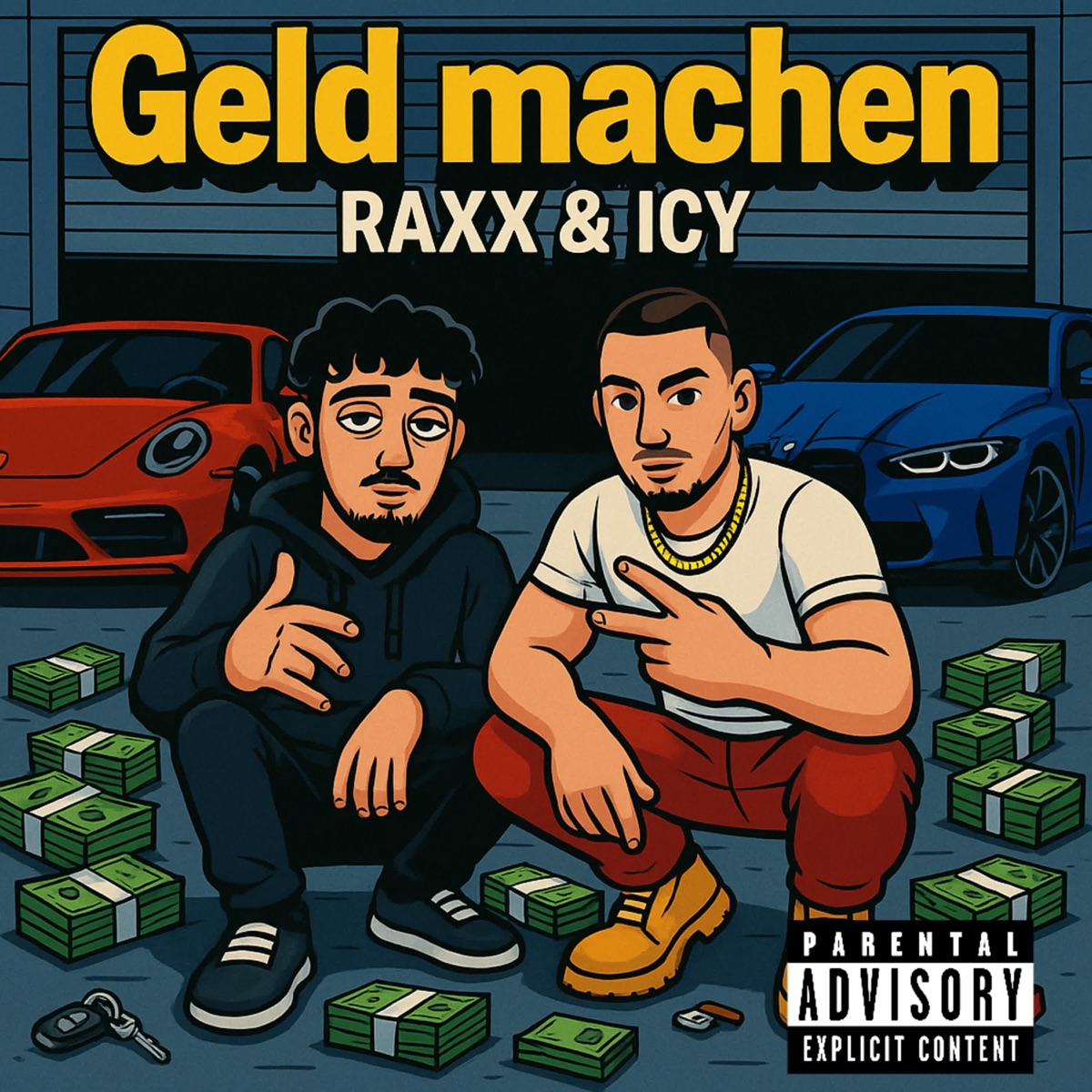 Geld machen (feat. Icy) - Single by Raxx album cover