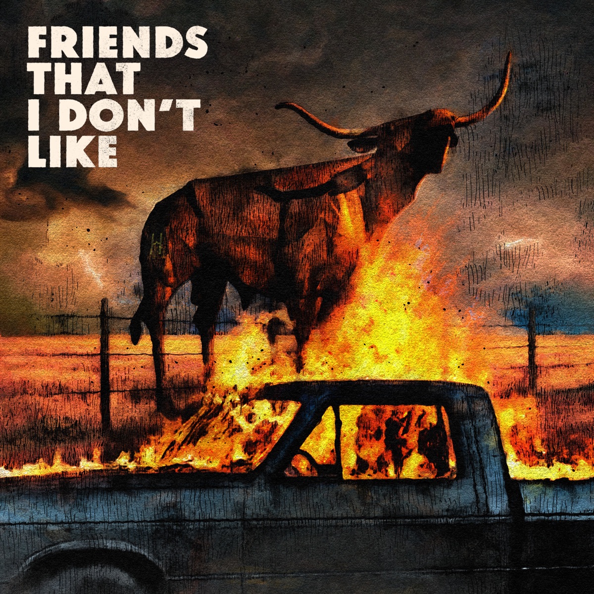 Friends That I Don't Like by Dexter and The Moonrocks album cover artwork