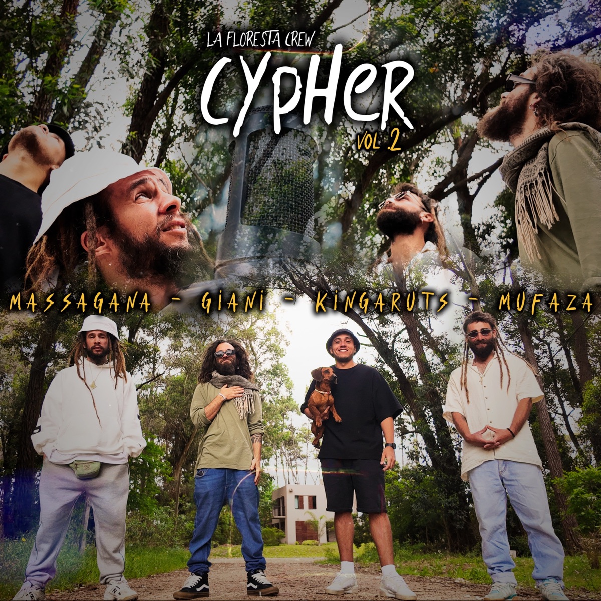 Cypher Vol.2 (feat. Massagana) [La Floresta Crew] - Single by Mufaza, KINGARUTS, GIANI & La Floresta Crew album cover