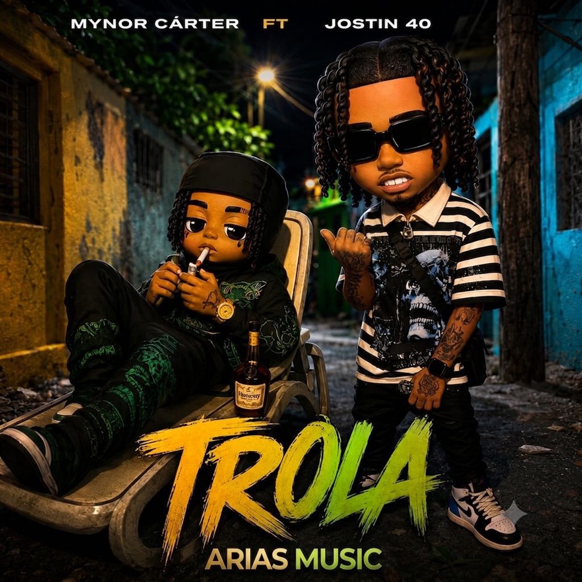 Trola - Single by Arias Music, Mynor Carter & Jostin 40 album cover