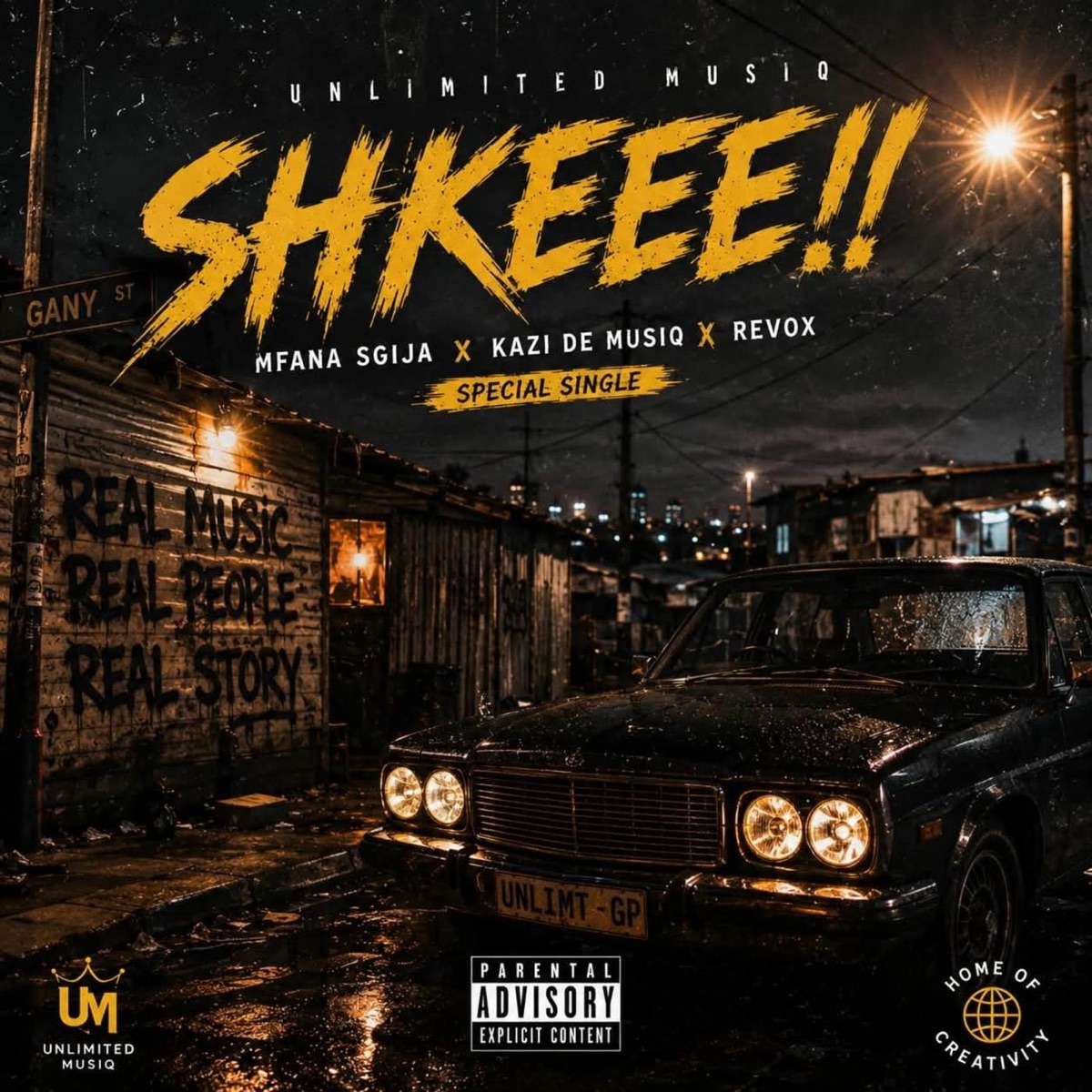 Shkeee!! - Single by Unlimited MusiQ, Revox, Mfana Sgija & Kazi De MusiQ album cover