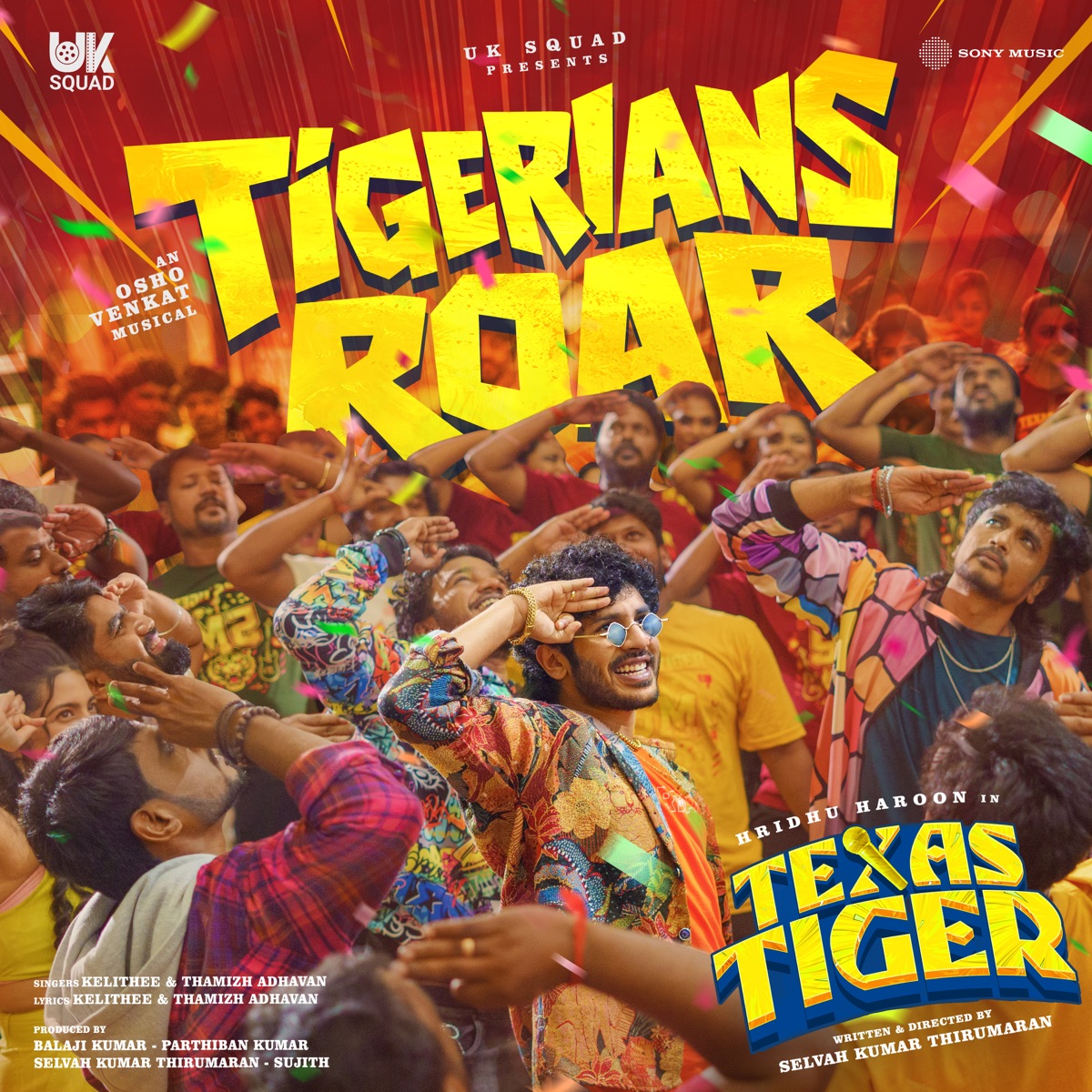 Tigerians Roar (From "Texas Tiger") - Single by Osho Venkat, keli.thee, Thamizh Aadhavan & A.Pa. Raja album cover