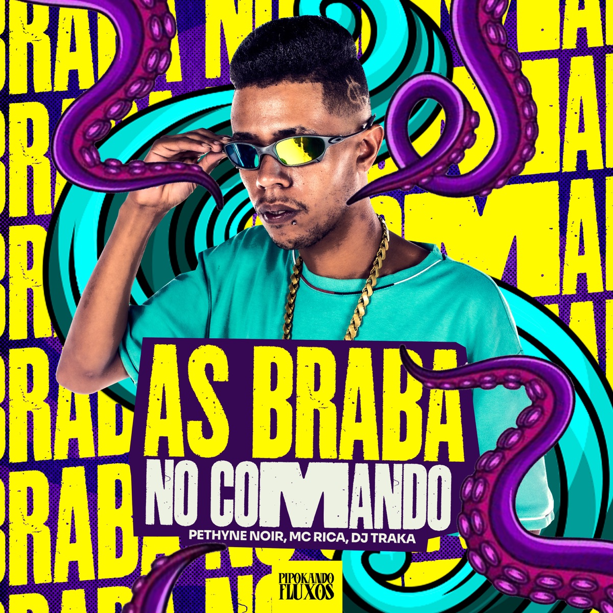 As Brabas no Comando - Single by PETHYNE NOIR & MC Rica album cover