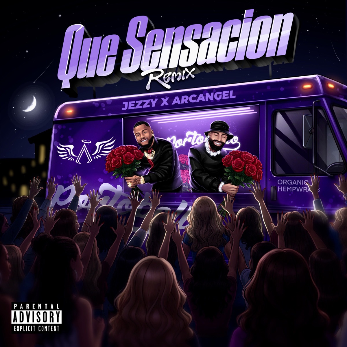 Que Sensación (Remix) - Single by Jezzy & Arcángel album cover