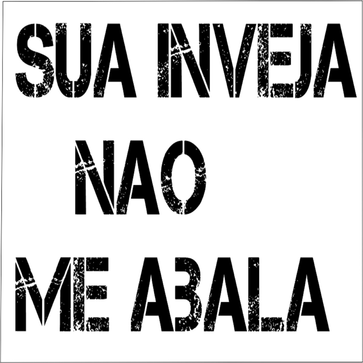 Sua Inveja Não Me Abala (feat. Mc Douglas) - Single by DjVictorbateforte album cover