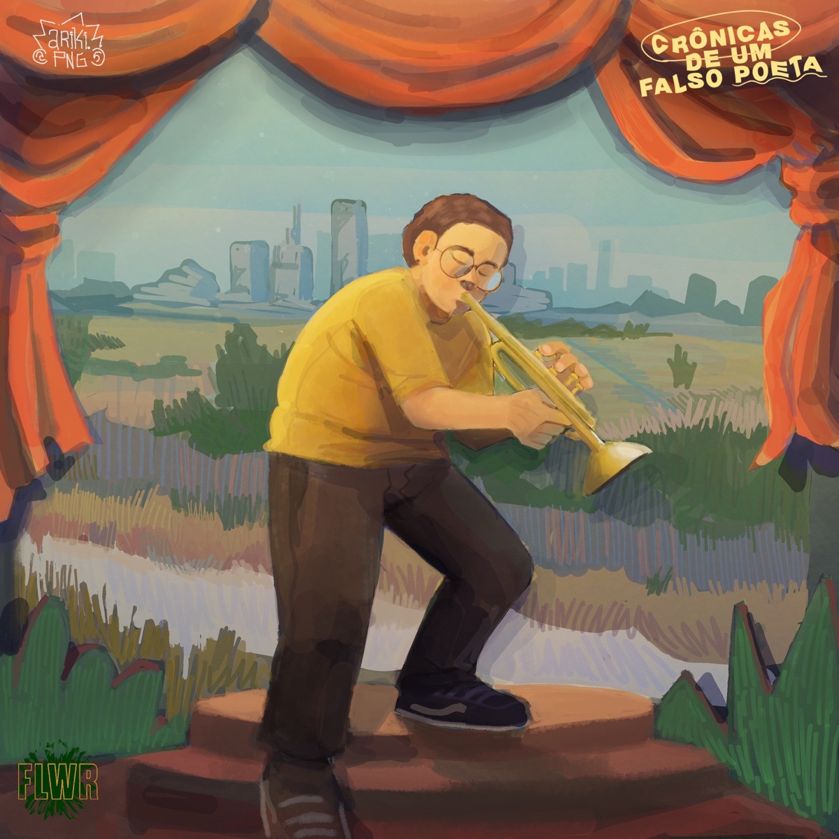 Crônicas De Um Falso Poeta by Flower album cover