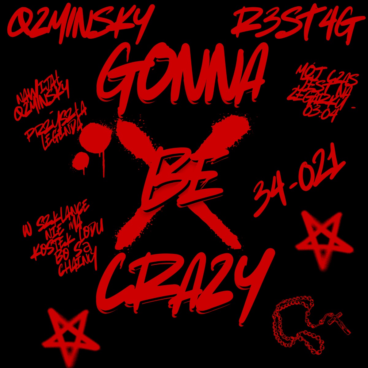 GONNA BE CRAZY - Single by R3ST4G & Qzminsky album cover