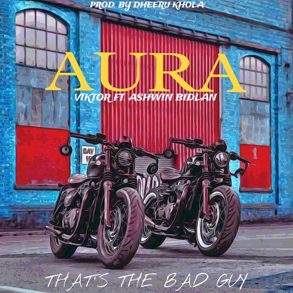 Aura - Single by V!KTOR, Ashwin Bidlan & Dheeru Khola album cover