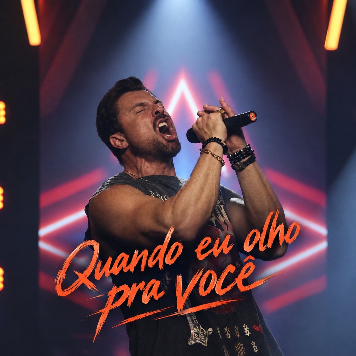 Quando Eu Olho pra Você - Single by Krizz Rey album cover