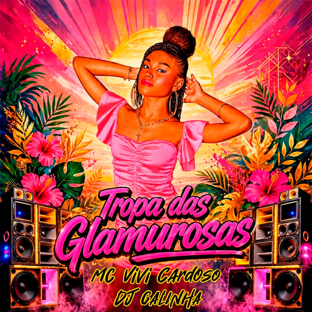 Tropa das Glamurosas - Single by Mc Vivi Cardoso & Dj Galinha album cover
