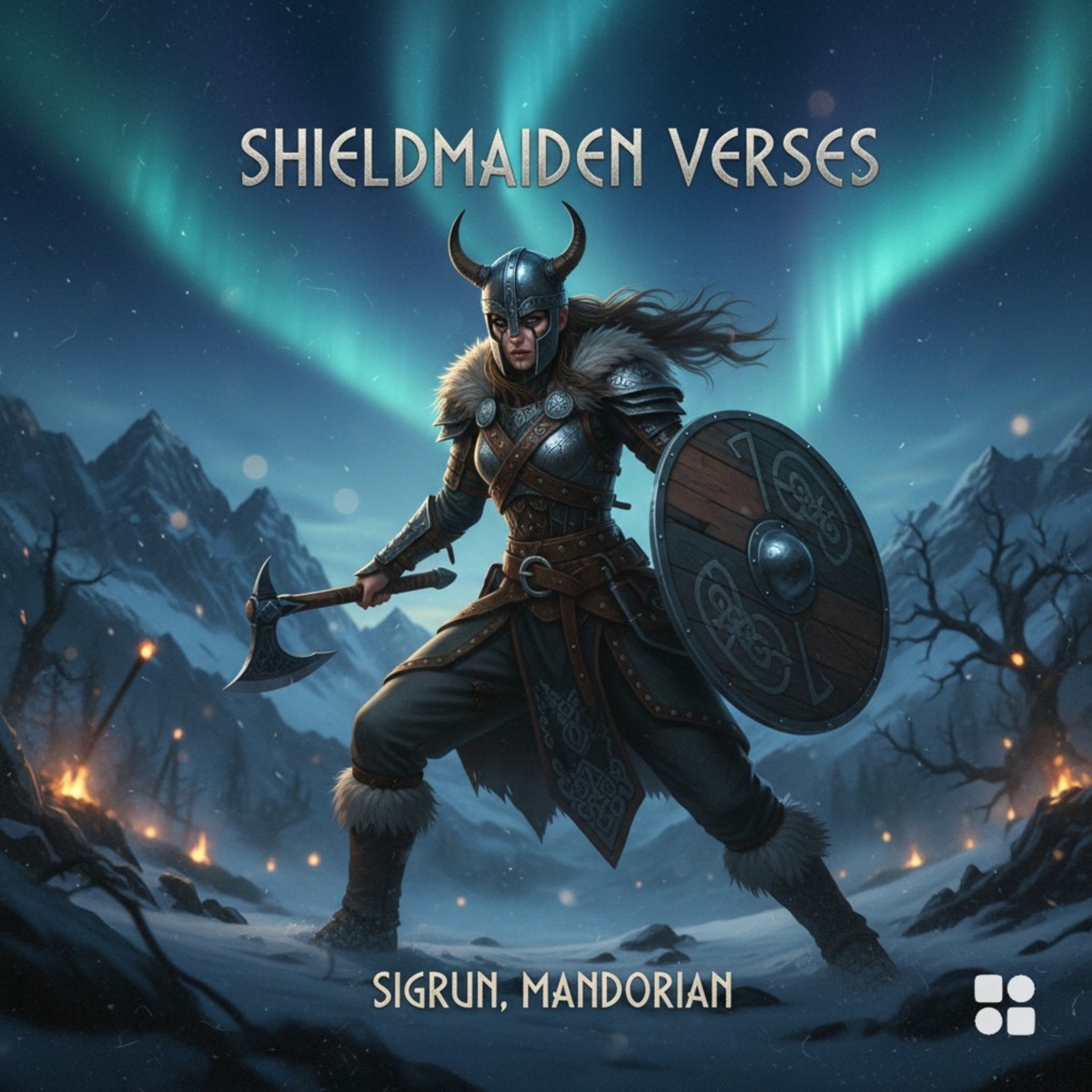 Shieldmaiden Verses - Single by Sigrun & Mandorian album cover