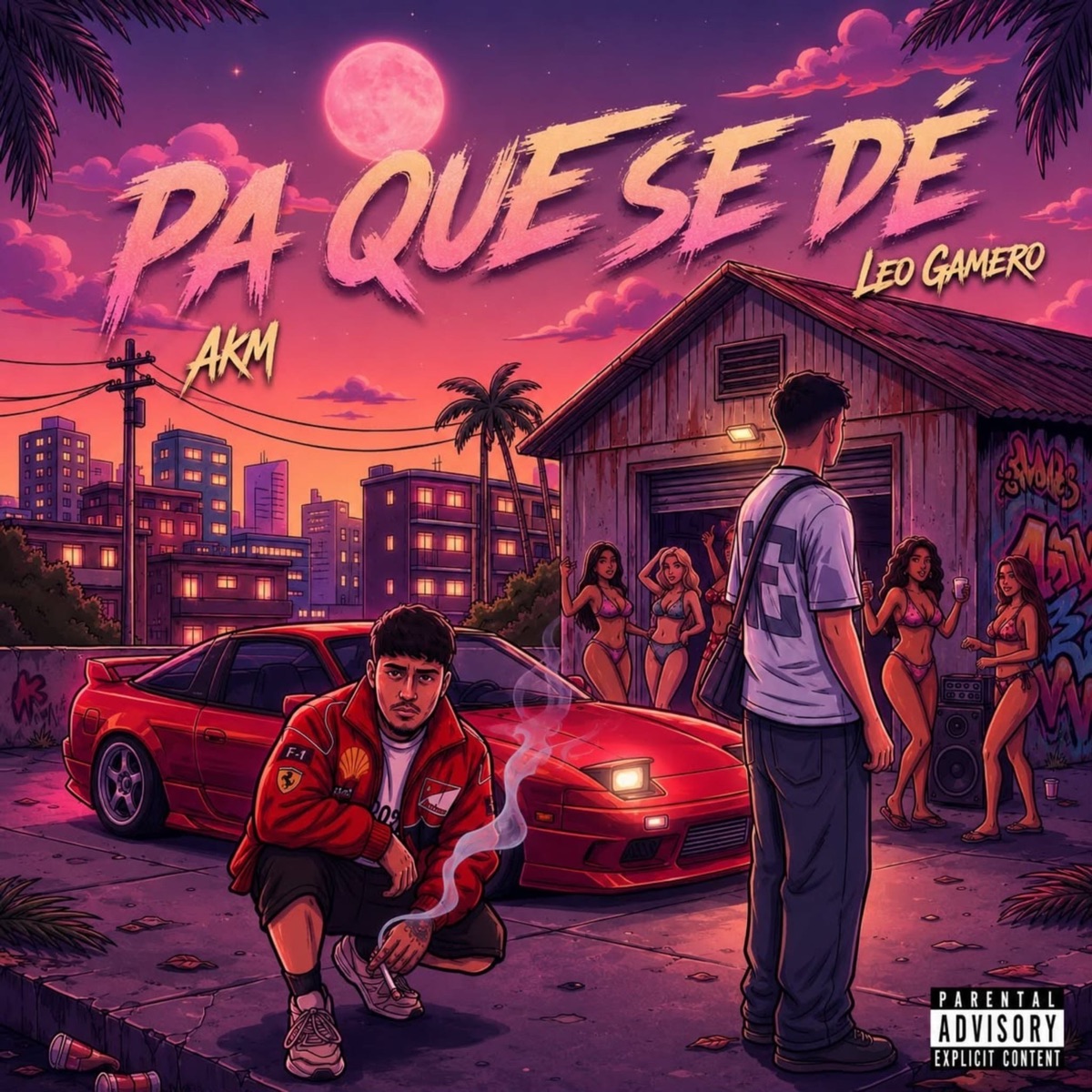 PA QUE SE DÉ - Single by AKM & Leo Gamero album cover