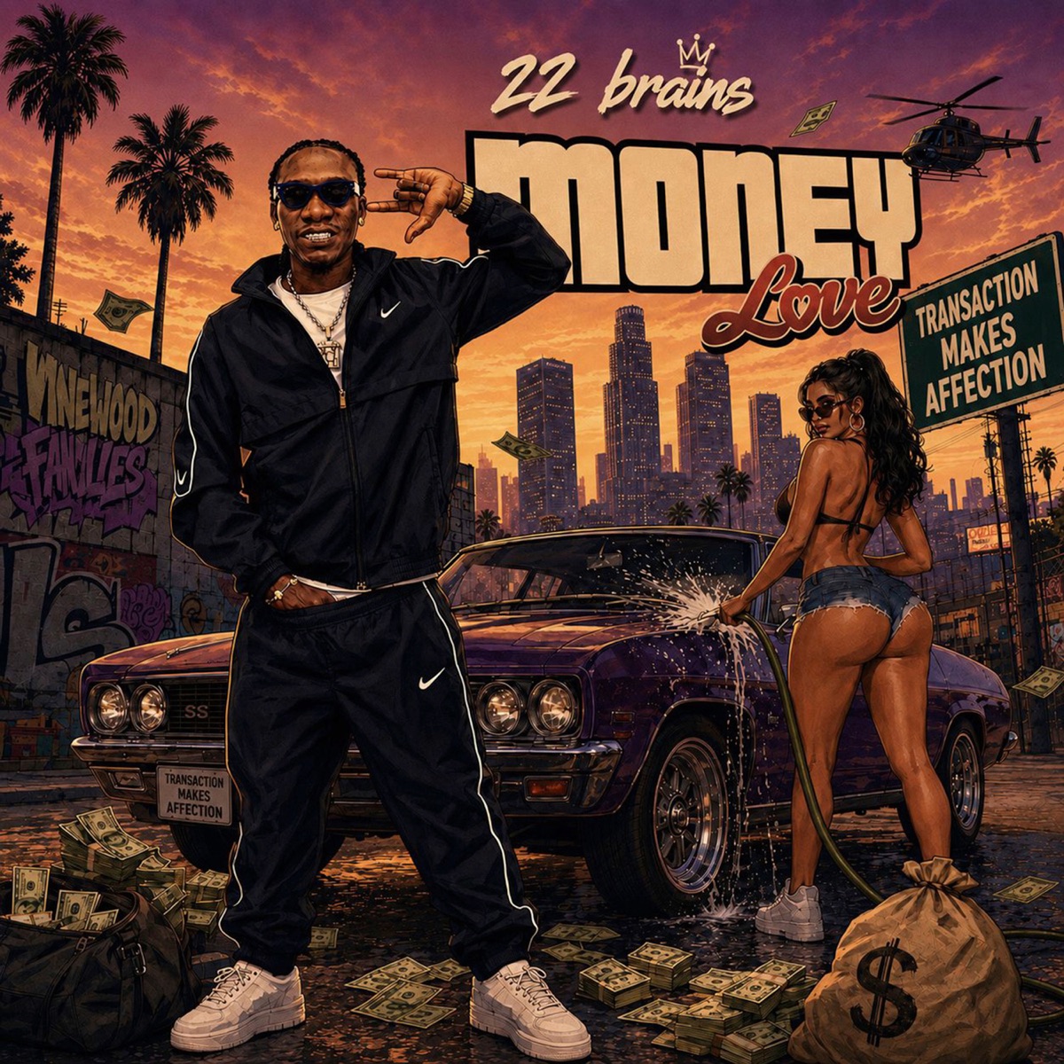 Money Love - Single by 22brains album cover