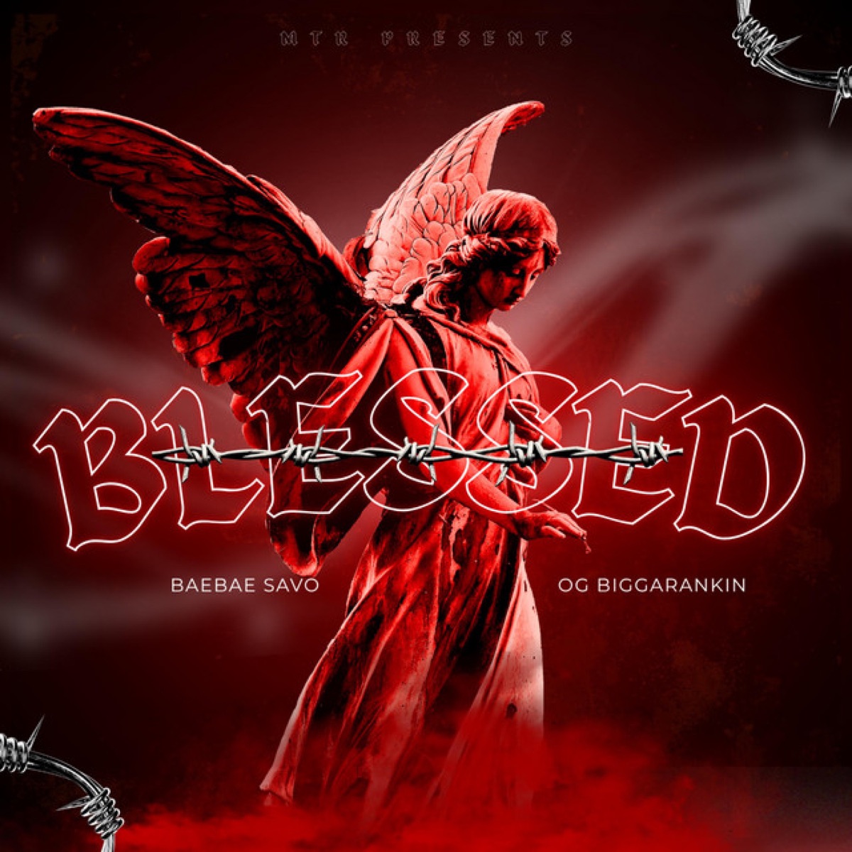 Blessed - Single by BaeBae Savo & Bigga Rankin album cover