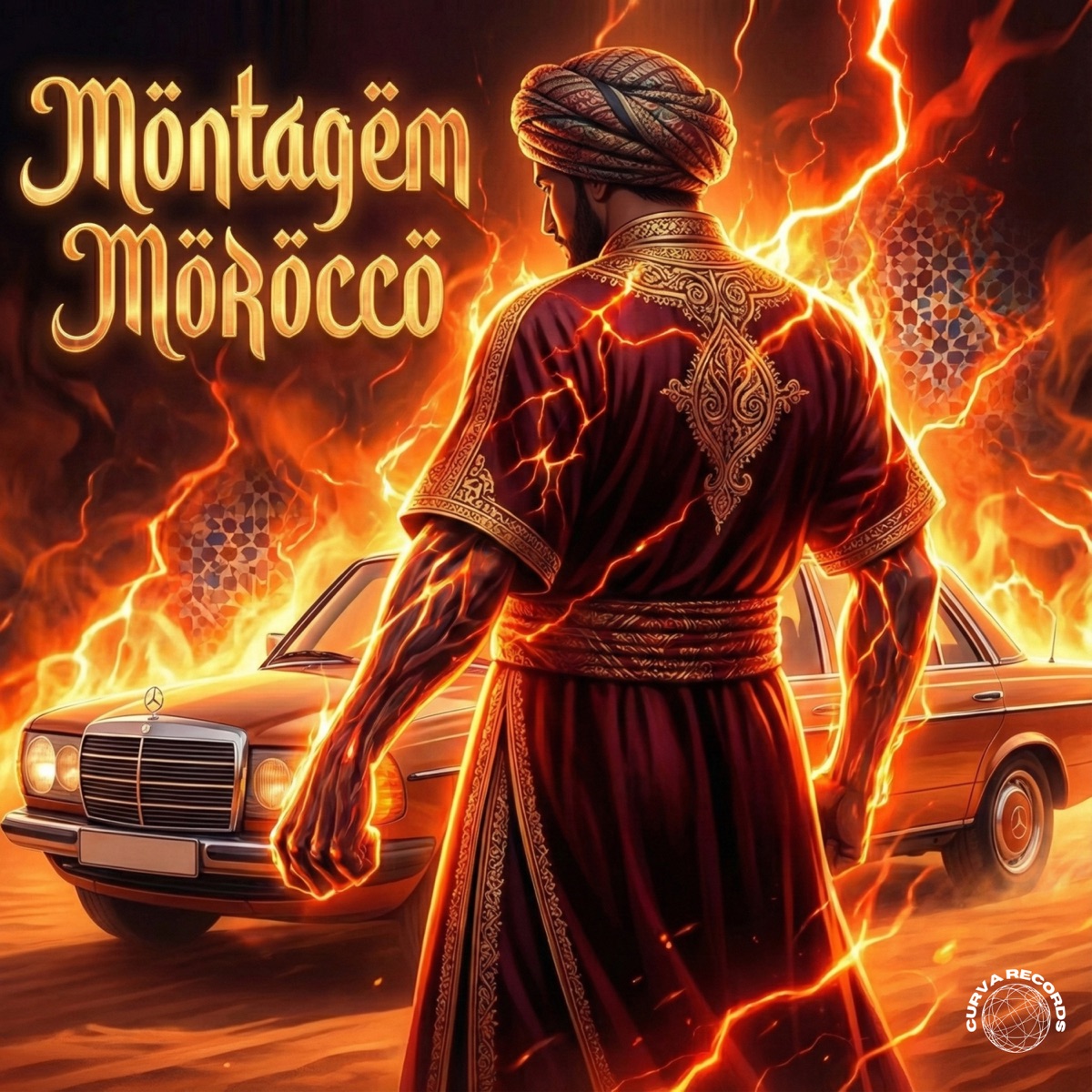 MONTAGEM MOROCCO - EP by TMXNINJA & Curva Records album cover