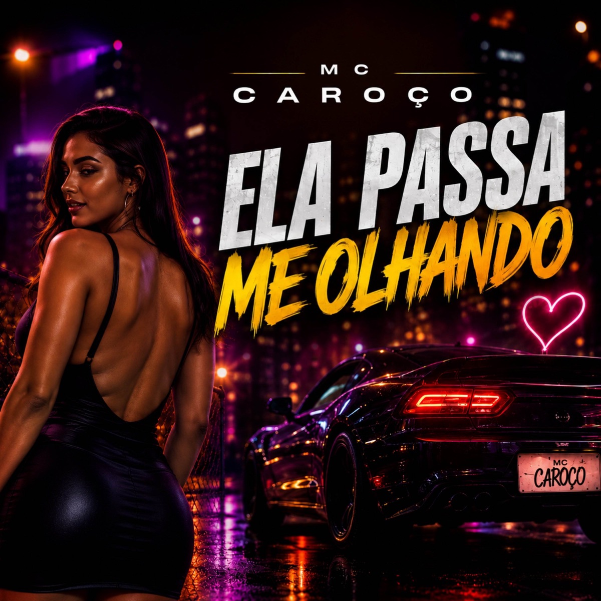 Ela Passa Me Olhando - Single by Mc Caroço & Gf Produtora album cover