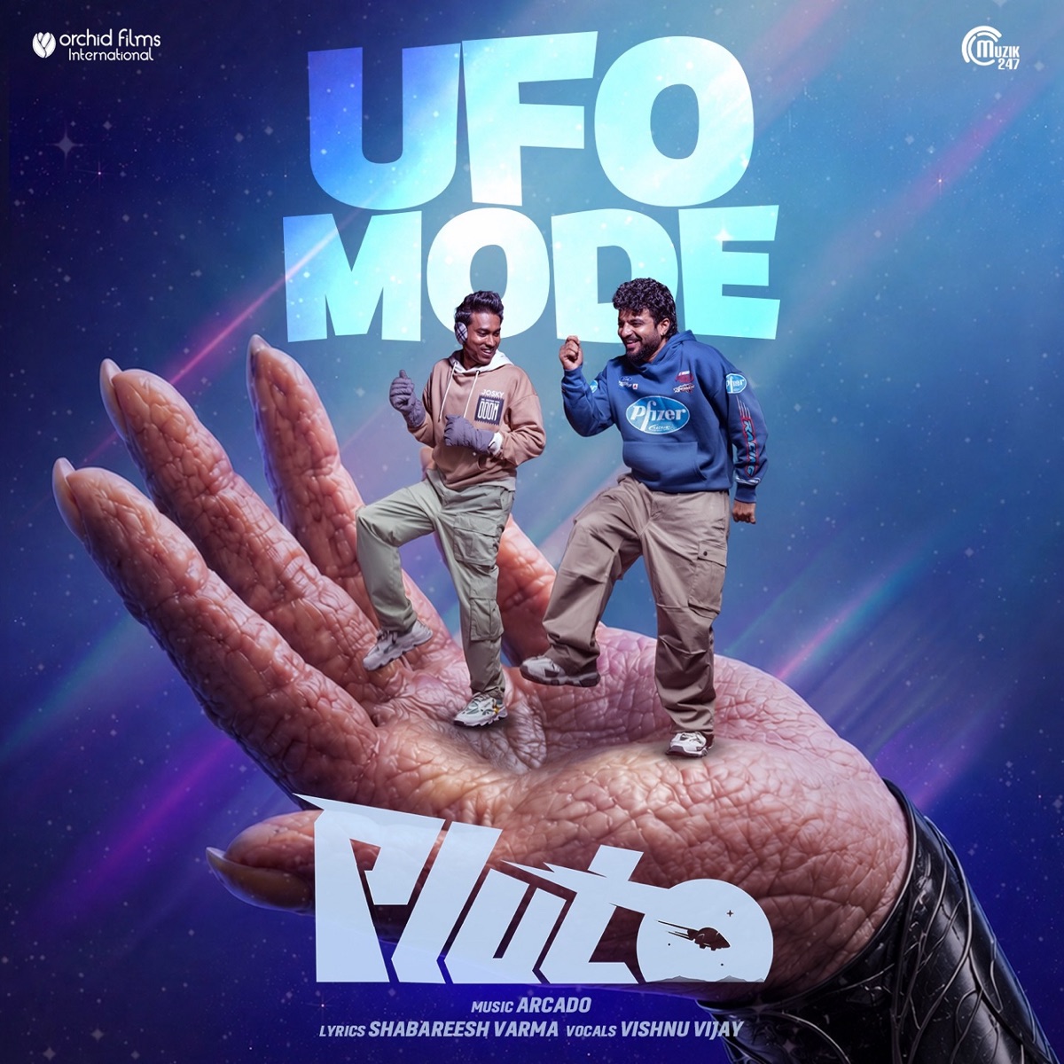 UFO Mode (From "Pluto") - Single by Arcado, Vishnu Vijay & Shabareesh Varma album cover