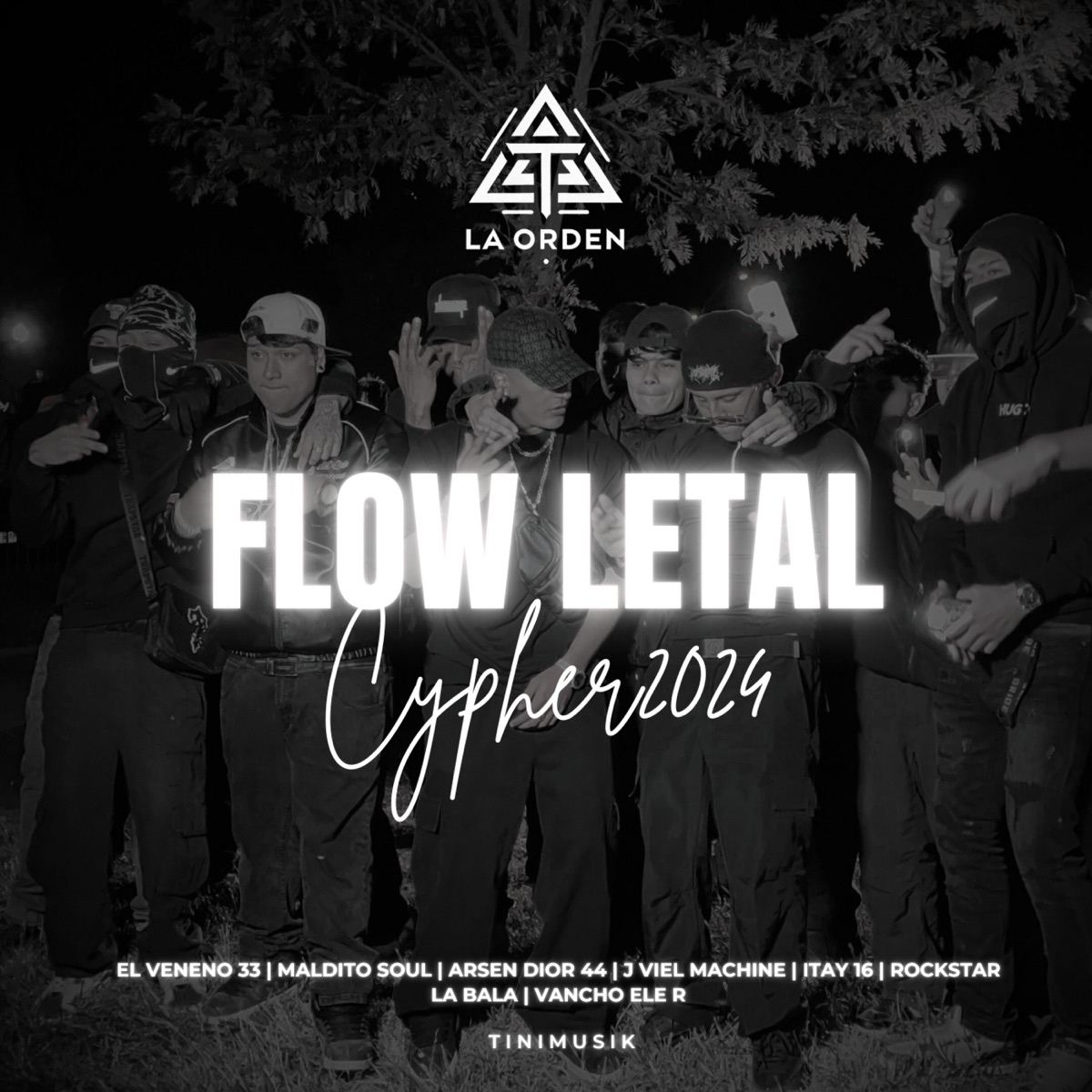 FLOW LETAL CYPHER 2024 (feat. Maldito Soul, Arsen Dior44, J Viel Machine, Itay, Rockstar La Bala, VanchoEleR & Tinimusik) - Single by El Veneno 33 album cover