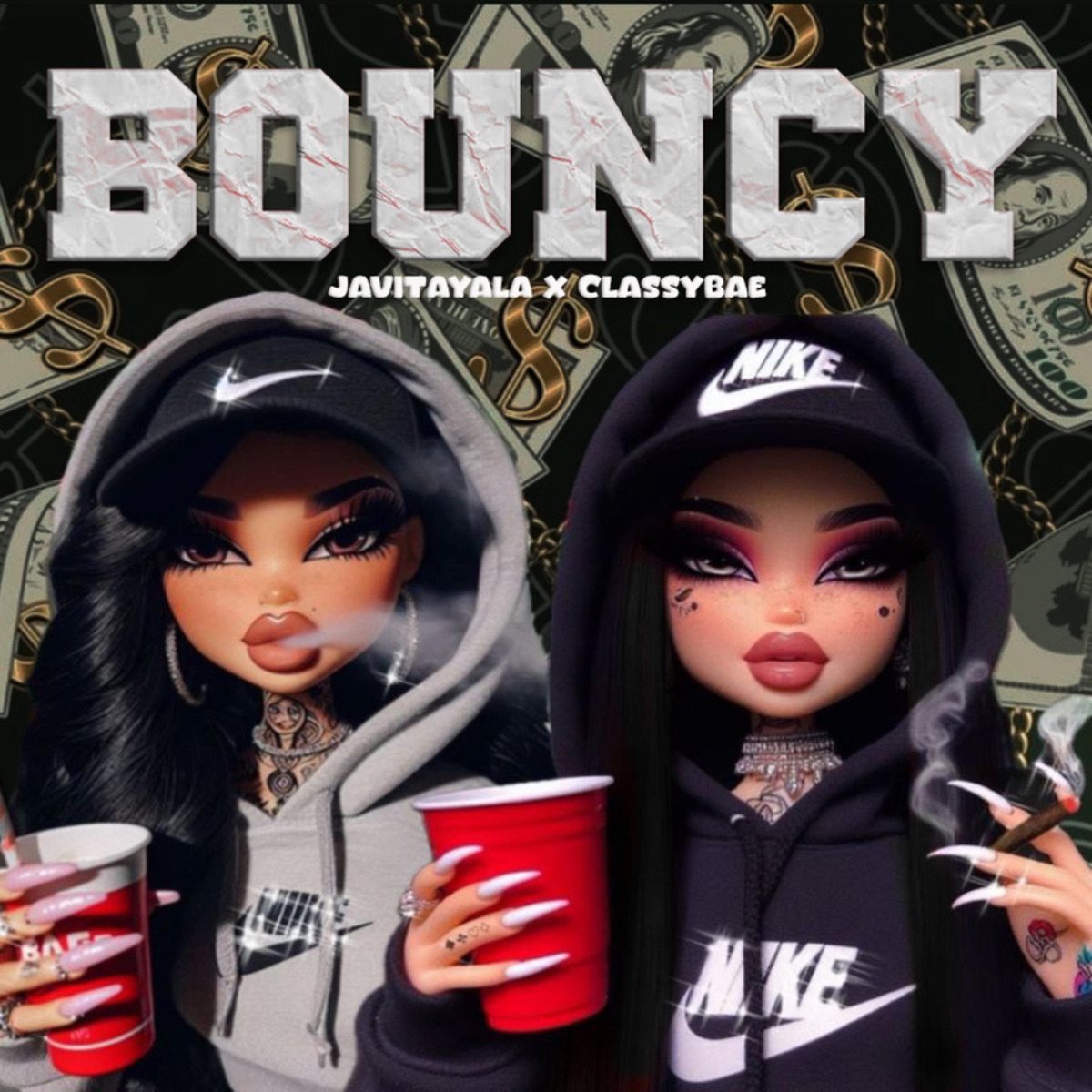 Bouncy (feat. Ikayri, Yun99lian, Classybae & 73buxoo) - Single by Javitayala album cover