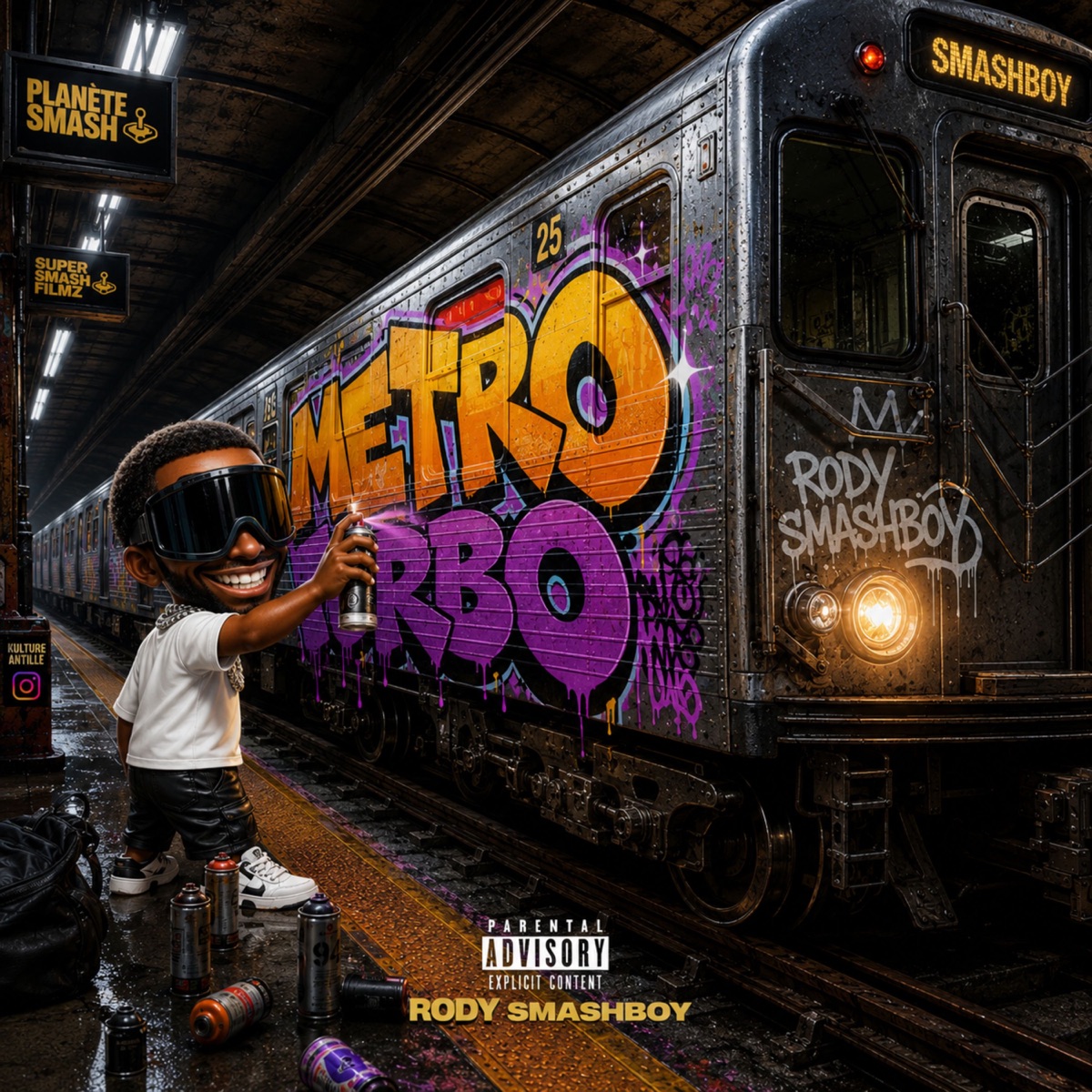METRO TURBO - EP by Rody Smashboy album cover