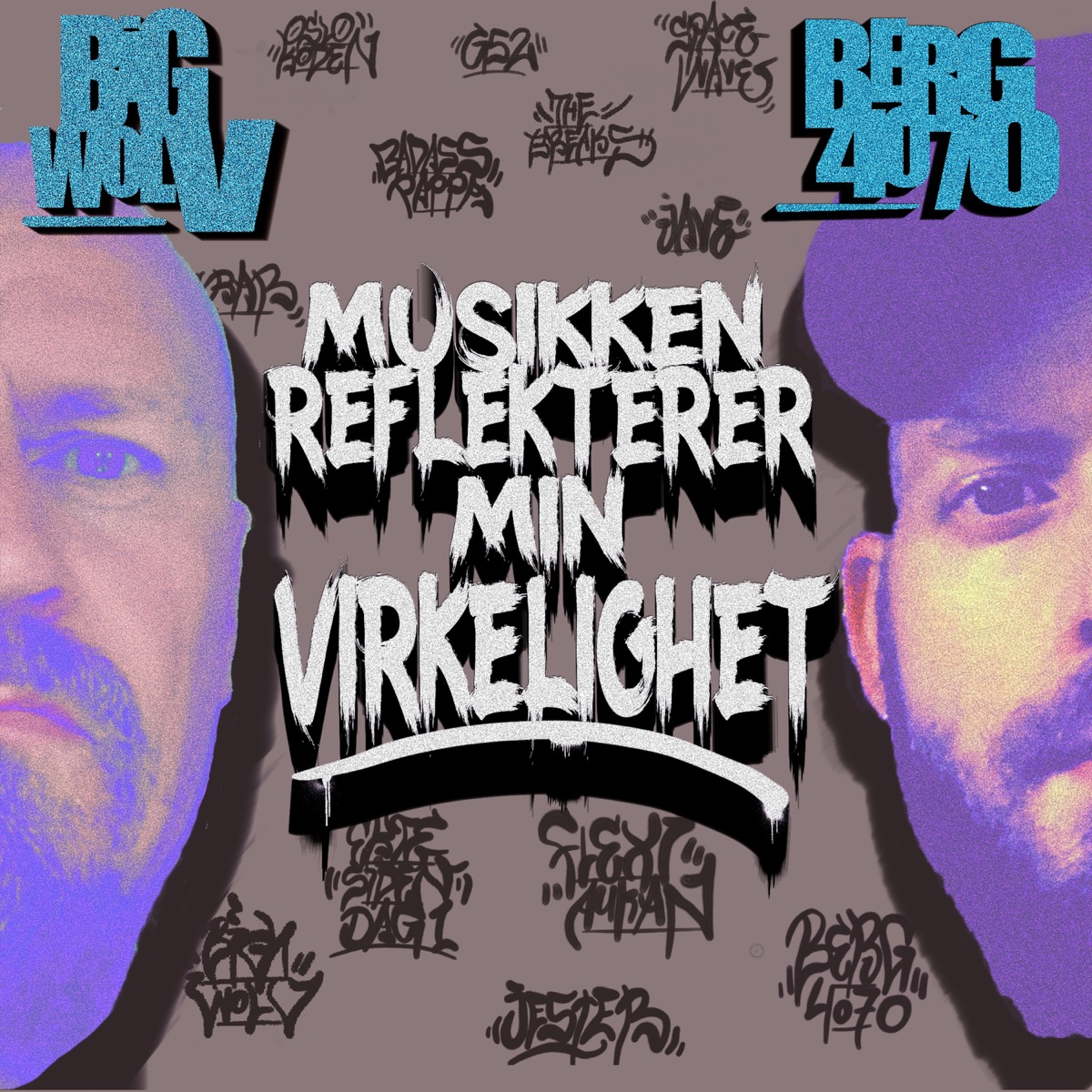 Musikken Reflekterer Min Virkelighet - EP by Big Wolv & Berg4070 album cover