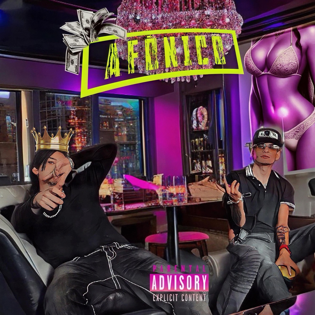 Afónico (feat. Adriel JR) - Single by Fabi album cover