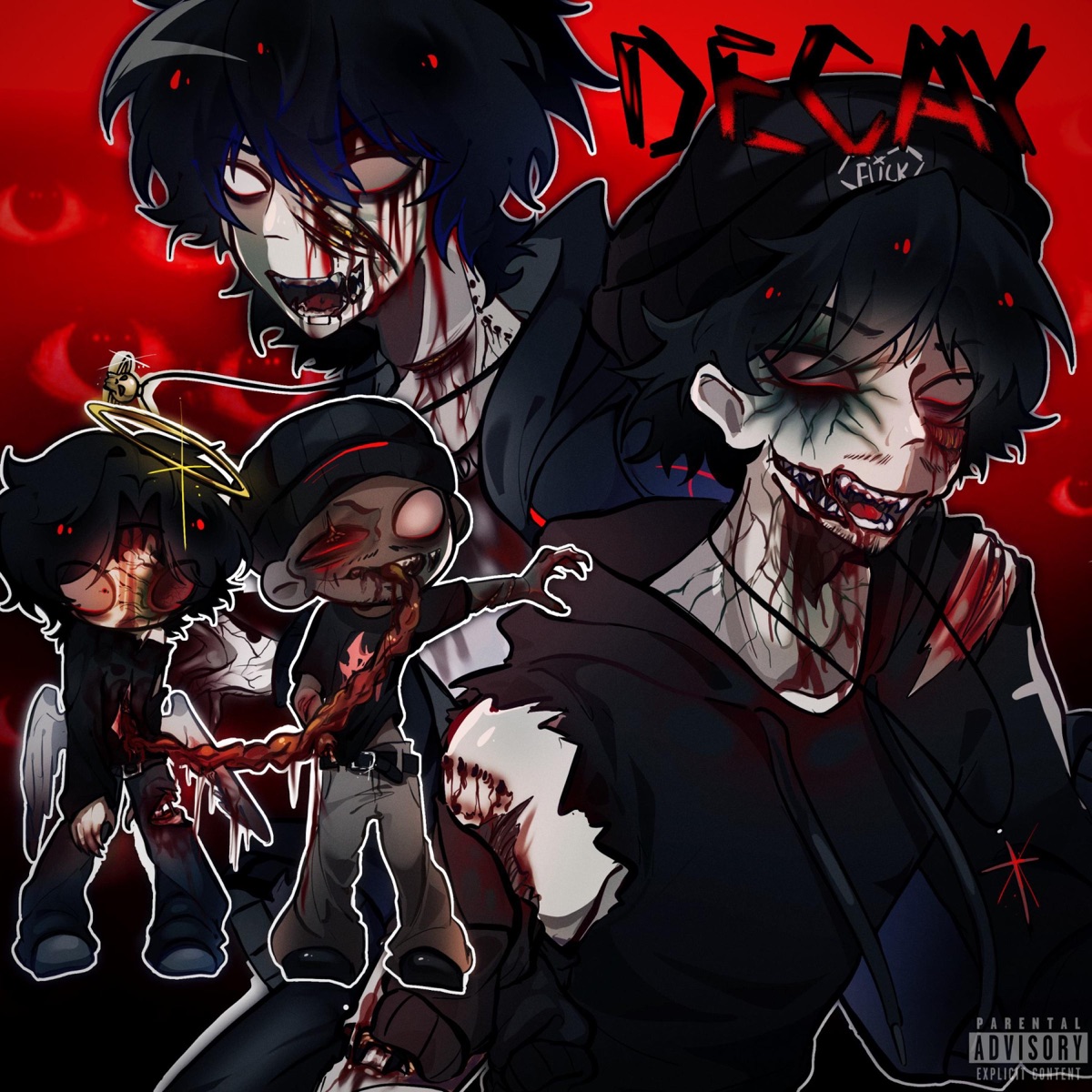 DECAY! (feat. [Xyle] & xaduma) - Single by AfterDRK, Anti-Light & DaniDV album cover